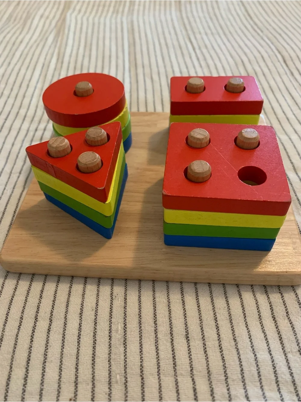 PlanToys® Wooden Shape Sorter Toy for Toddler
